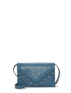 Lucky Brand ruth scalloped crossbody bag open blue/turquoise*WOMEN Handbags
