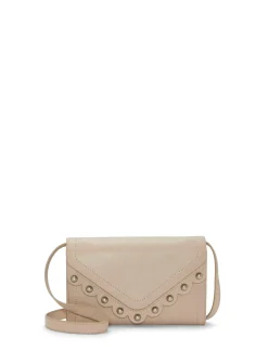 Lucky Brand ruth scalloped crossbody bag light grey*WOMEN Handbags