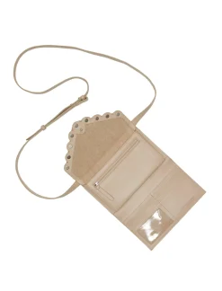Lucky Brand ruth scalloped crossbody bag light grey*WOMEN Handbags