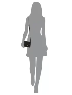 Lucky Brand ruth scalloped crossbody bag black*WOMEN Handbags
