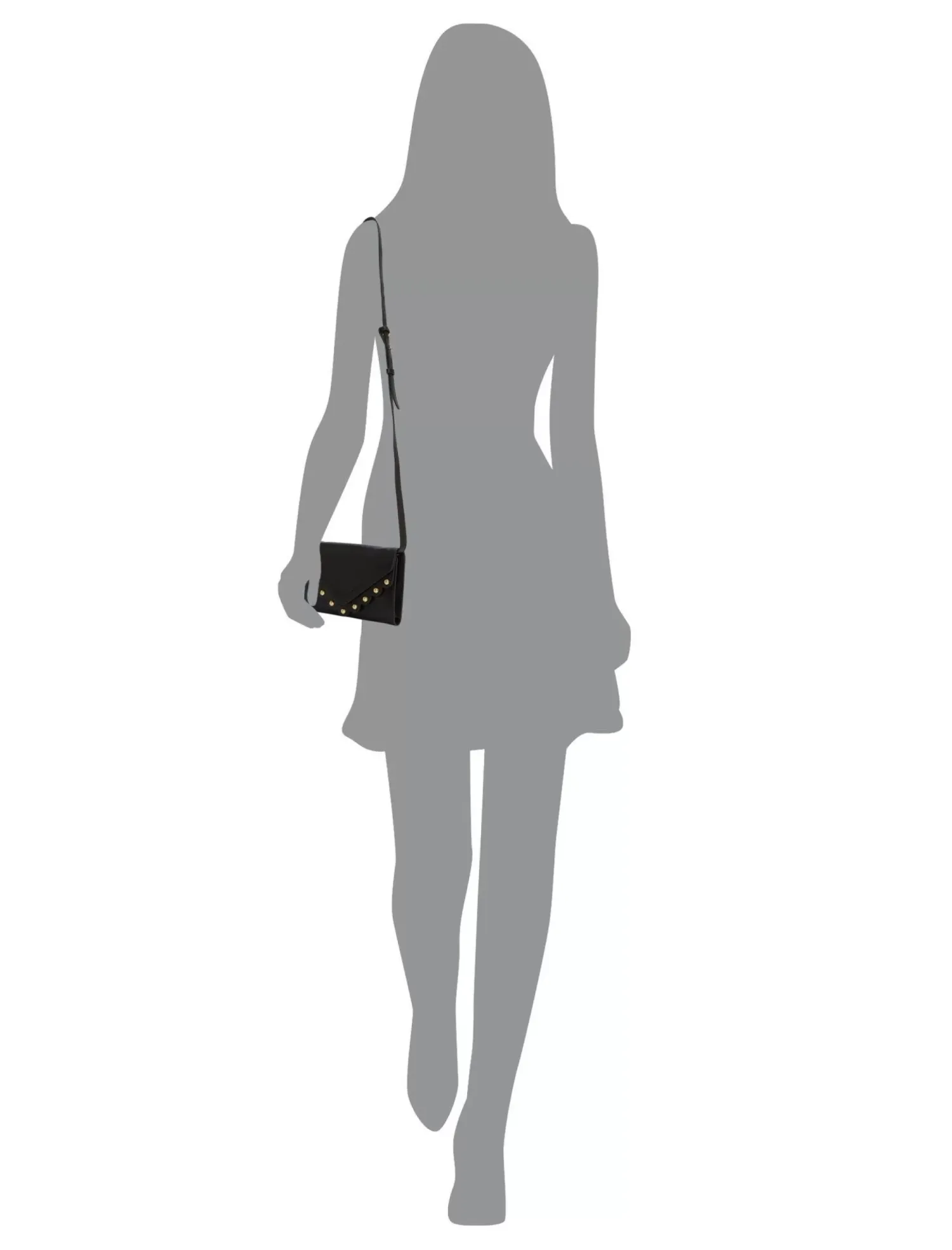 Lucky Brand ruth scalloped crossbody bag black*WOMEN Handbags