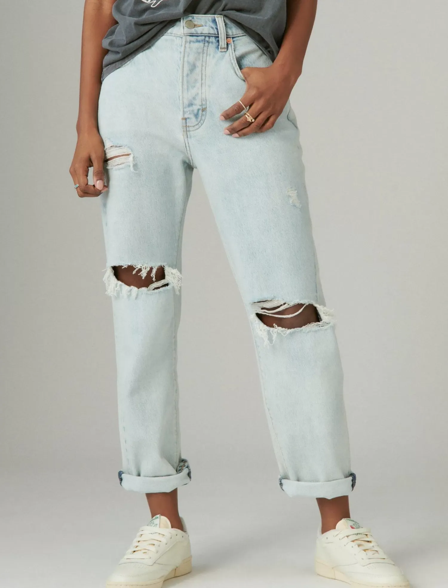 Lucky Brand 90s loose crop a list dest*WOMEN|JEANS Jeans|90's