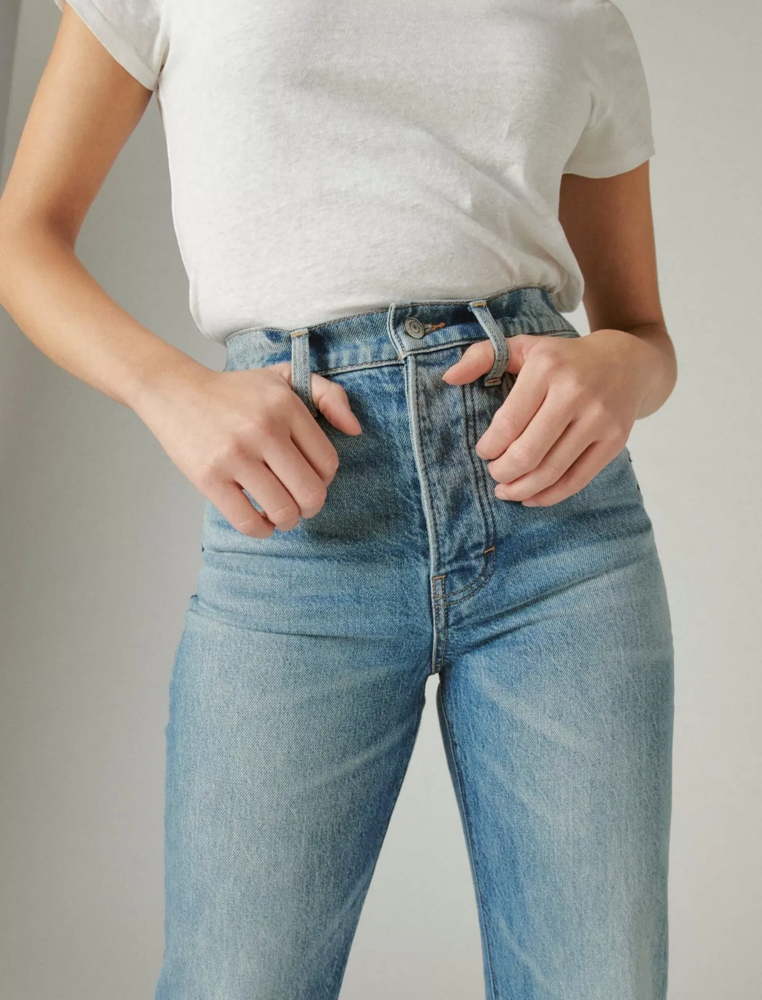 Lucky Brand 90's loose high rise straight gilman blue*WOMEN|JEANS Jeans|90's