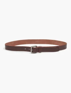Lucky Brand santa fe leather belt medium brown*MEN Belts