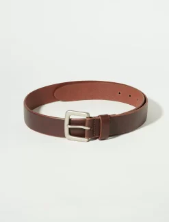 Lucky Brand santa fe leather belt medium brown*MEN Belts
