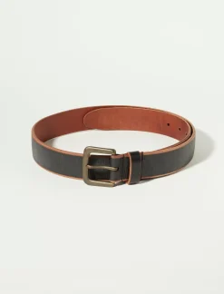 Lucky Brand santa fe leather belt black*MEN Belts