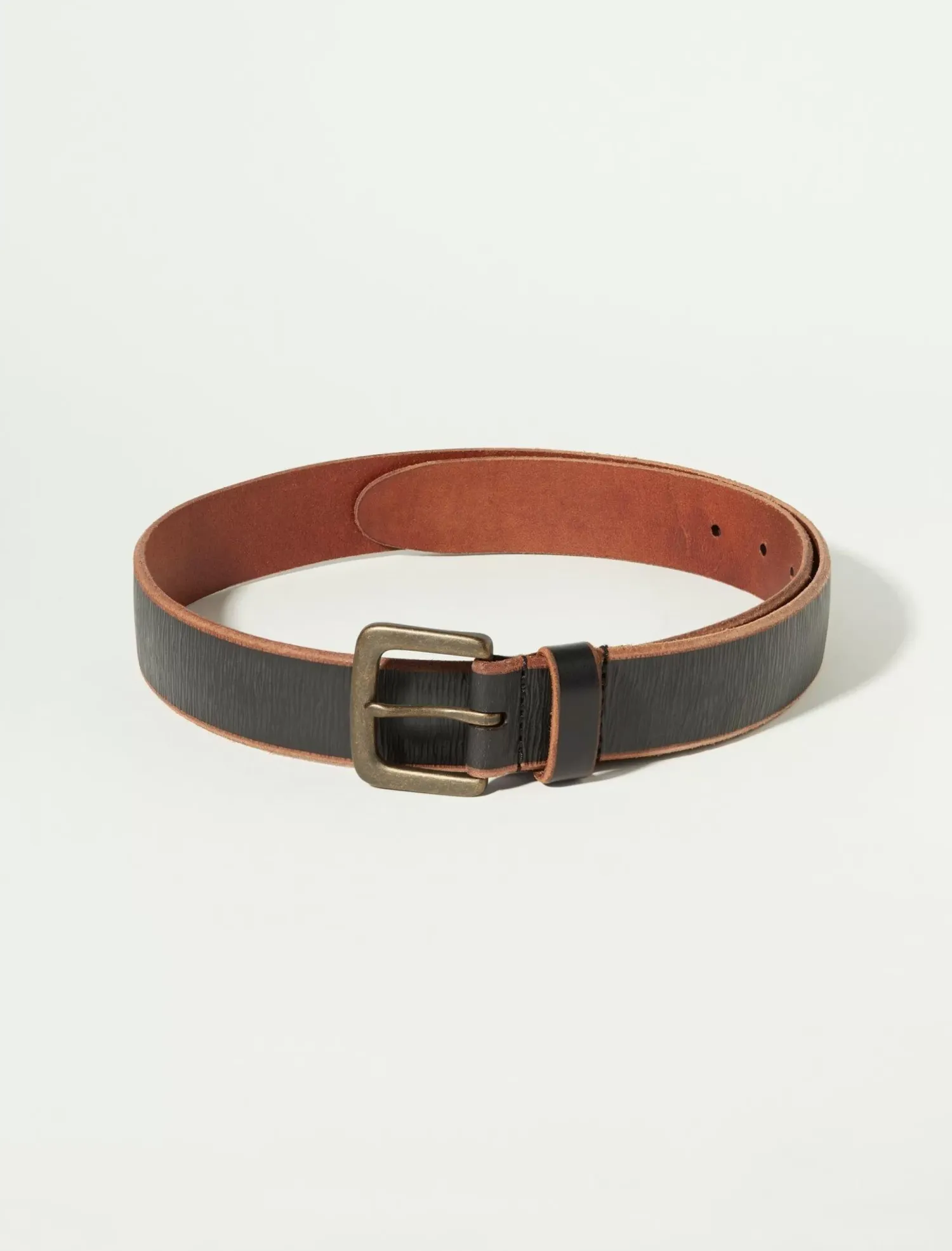 Lucky Brand santa fe leather belt black*MEN Belts