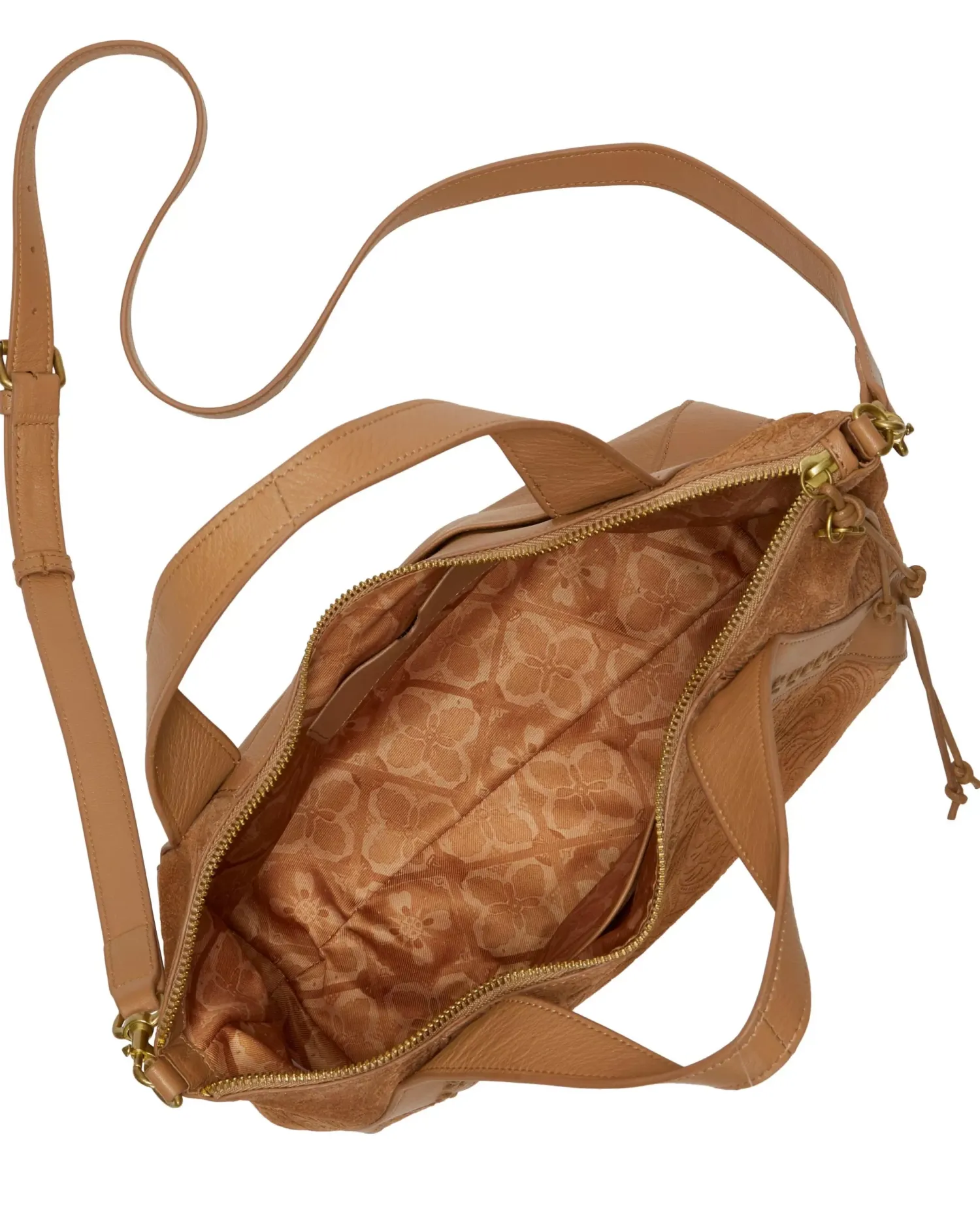 Lucky Brand sash satchel spacedye brown*WOMEN Handbags