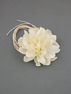 Lucky Brand satin rose choker white*WOMEN Jewelry