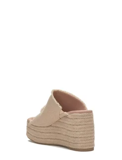 Lucky Brand scippio denim wedge mule light brown*WOMEN Shoes