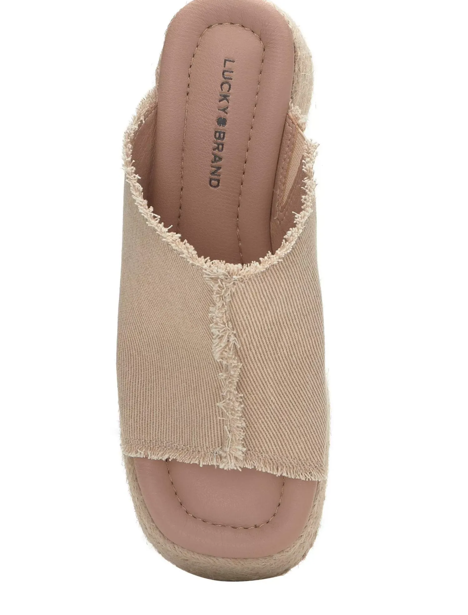 Lucky Brand scippio denim wedge mule light brown*WOMEN Shoes