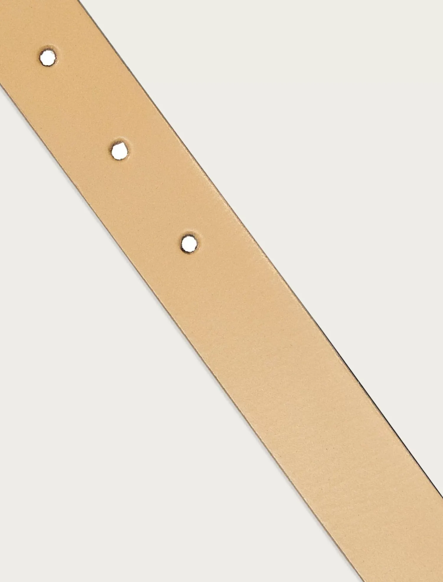 Lucky Brand sculpted buckle set leather belt natural*WOMEN Belts