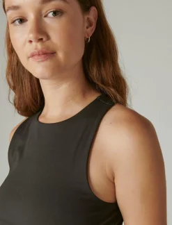 Lucky Brand seamless racer tank jet black*WOMEN Knit Tops
