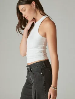 Lucky Brand seamless racer tank bleach*WOMEN Knit Tops