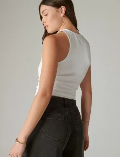 Lucky Brand seamless racer tank bleach*WOMEN Knit Tops