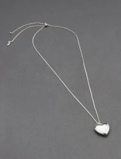 Lucky Brand shine heart pendant silver*WOMEN Jewelry