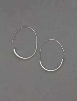 Lucky Brand modern hoop earrings silver*WOMEN Jewelry
