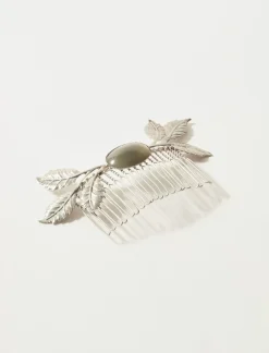 Lucky Brand stone hair comb silver*WOMEN Hair Accessories