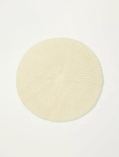 Lucky Brand slouch knit beret open white/natural*WOMEN Hats