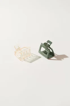 Lucky Brand small square claw set multi*WOMEN Hair Accessories