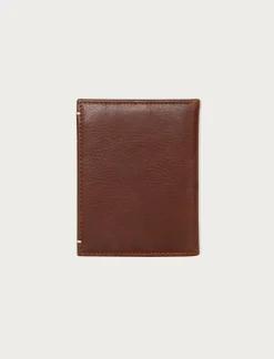 Lucky Brand smooth leather l-fold wallet dark brown*MEN Bags & Wallets