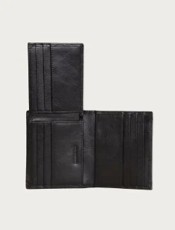 Lucky Brand smooth leather l-fold wallet black*MEN Bags & Wallets