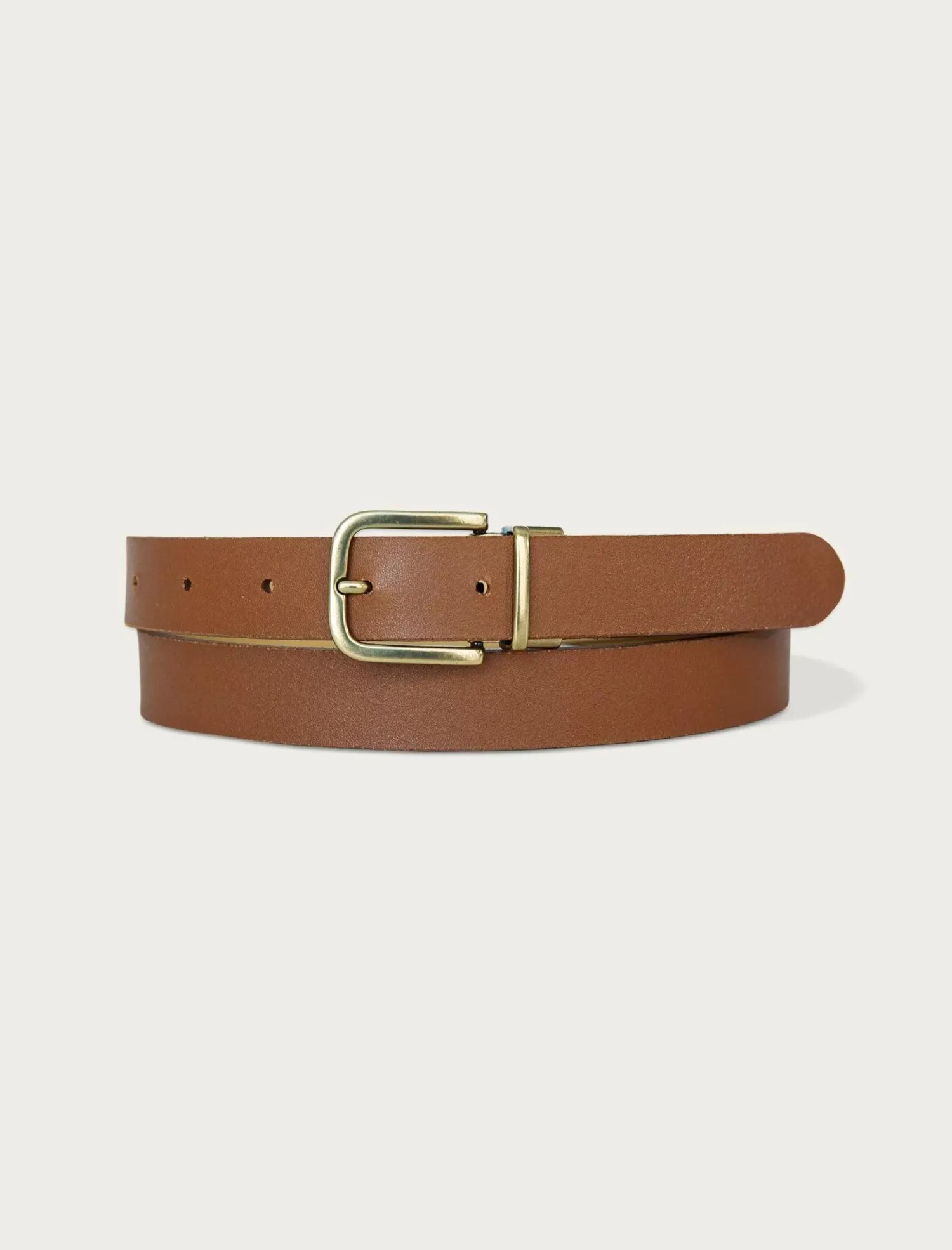 Lucky Brand smooth leather reversible belt dark brown*WOMEN Belts