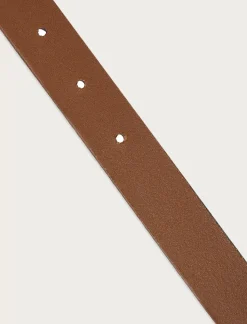 Lucky Brand smooth leather reversible belt dark brown*WOMEN Belts