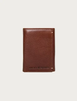 Lucky Brand smooth leather trifold wallet dark brown*MEN Bags & Wallets