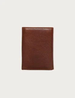 Lucky Brand smooth leather trifold wallet dark brown*MEN Bags & Wallets