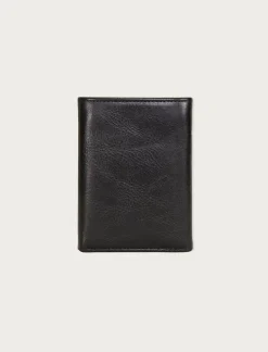 Lucky Brand smooth leather trifold wallet black*MEN Bags & Wallets