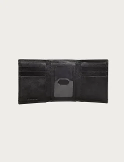 Lucky Brand smooth leather trifold wallet black*MEN Bags & Wallets