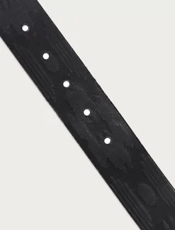 Lucky Brand southwest embossed leather belt black*MEN Belts