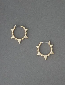 Lucky Brand spike hoop earring gold*WOMEN Jewelry