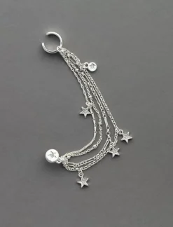 Lucky Brand stars ear cuff chain silver*WOMEN Jewelry