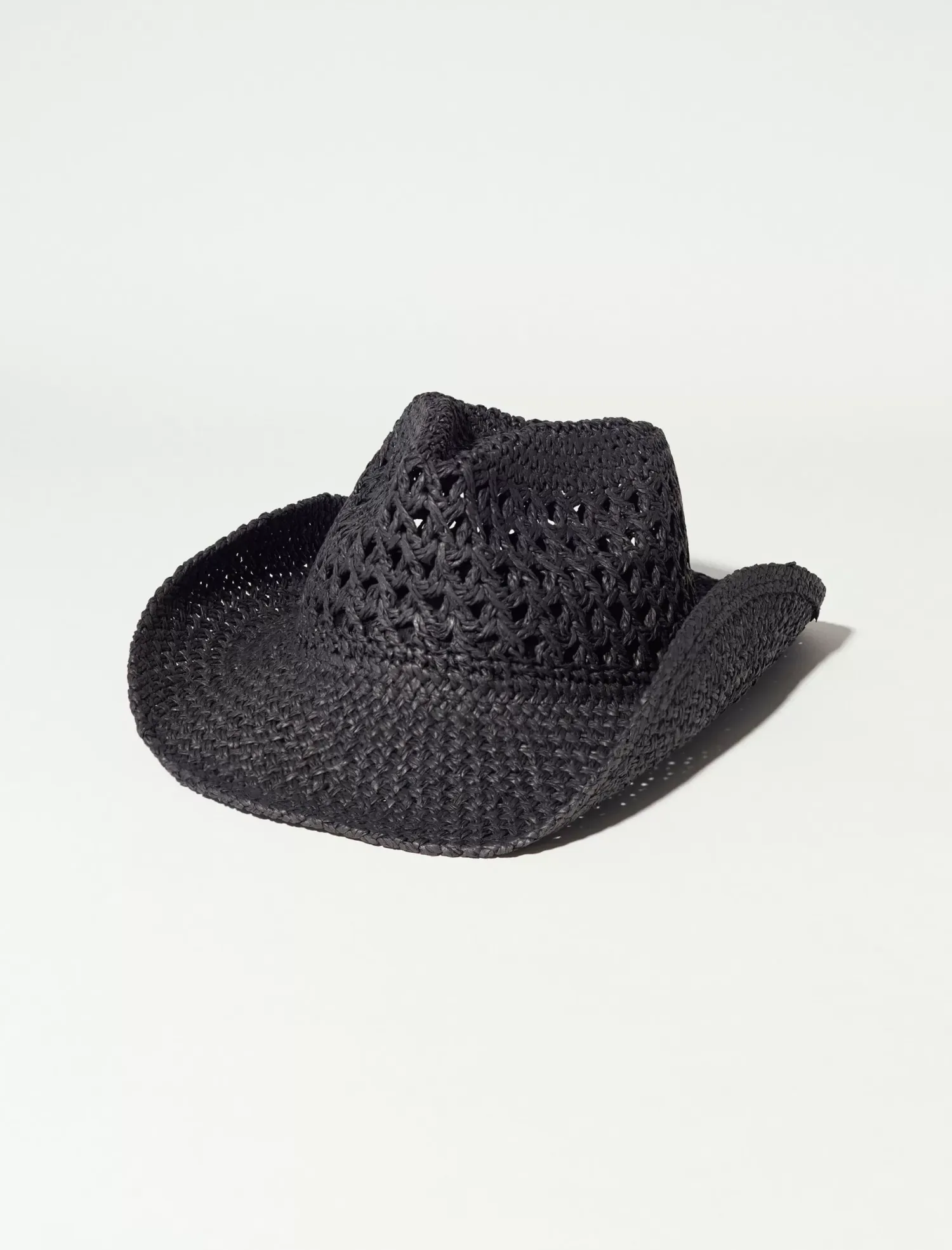 Lucky Brand straw cowboy hat black*WOMEN Hats