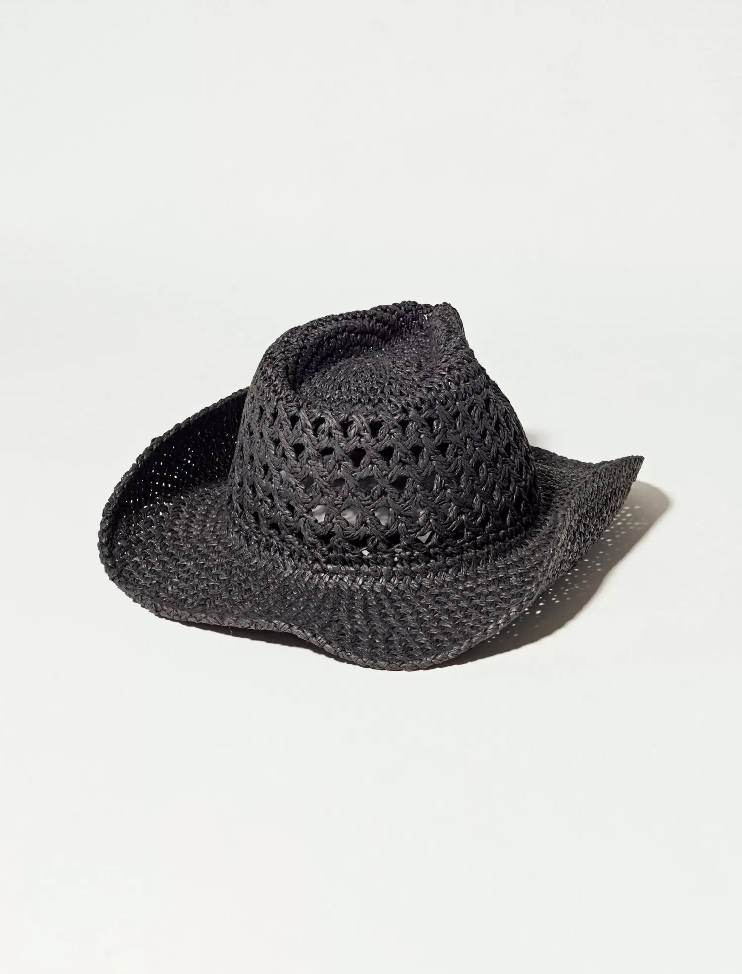 Lucky Brand straw cowboy hat black*WOMEN Hats