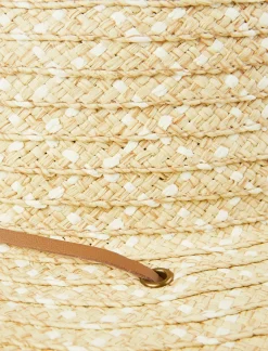 Lucky Brand straw ranger chin strap hat natural*WOMEN Hats