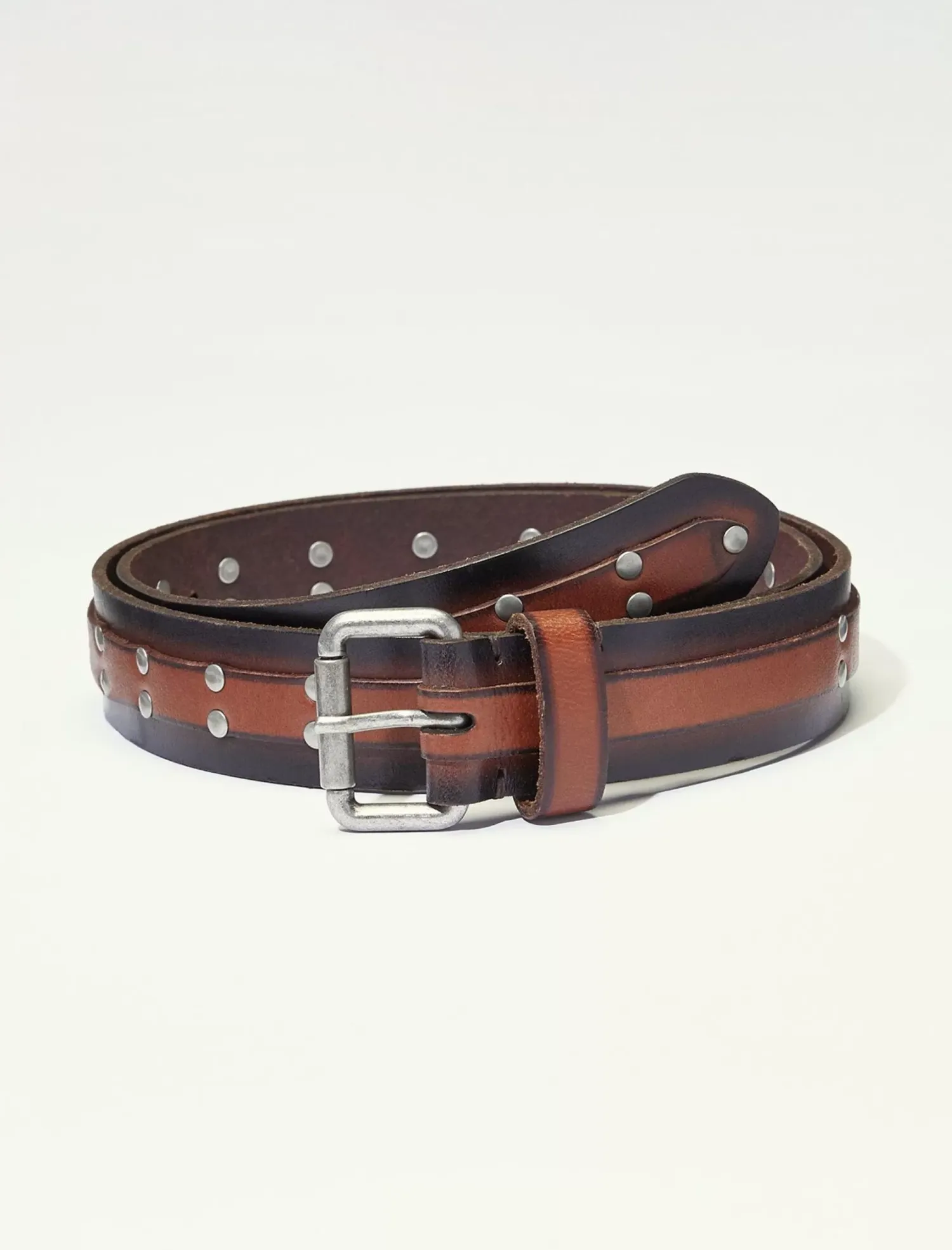 Lucky Brand studded men's leather belt multi*MEN Belts