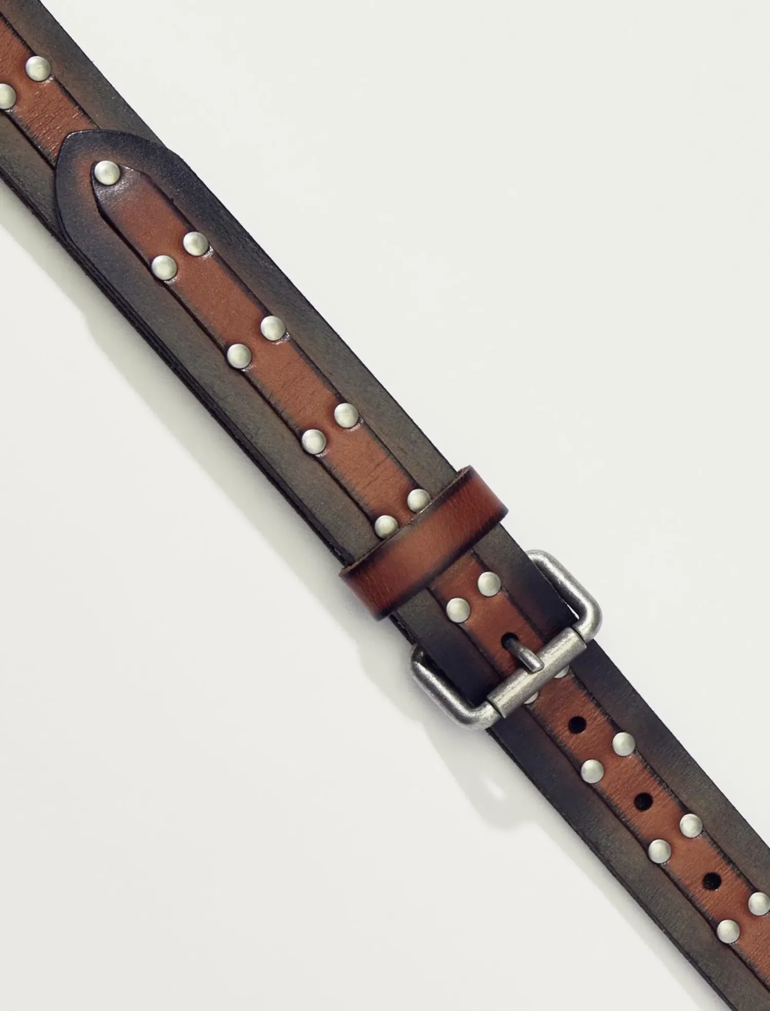 Lucky Brand studded men's leather belt multi*MEN Belts