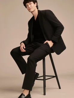 Lucky Brand suit separate 4 way stretch pant black*MEN Suit Separates