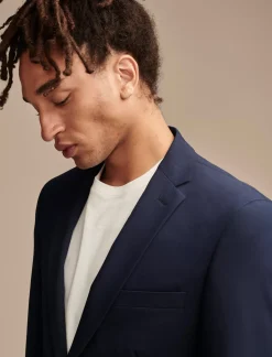 Lucky Brand suit separate 4-way stretch blazer dark blue*MEN Suit Separates