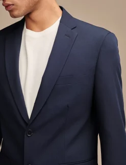Lucky Brand suit separate 4-way stretch blazer dark blue*MEN Suit Separates