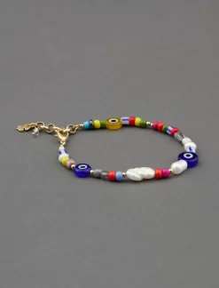 Lucky Brand summer camp beaded bracelet gold*WOMEN Jewelry