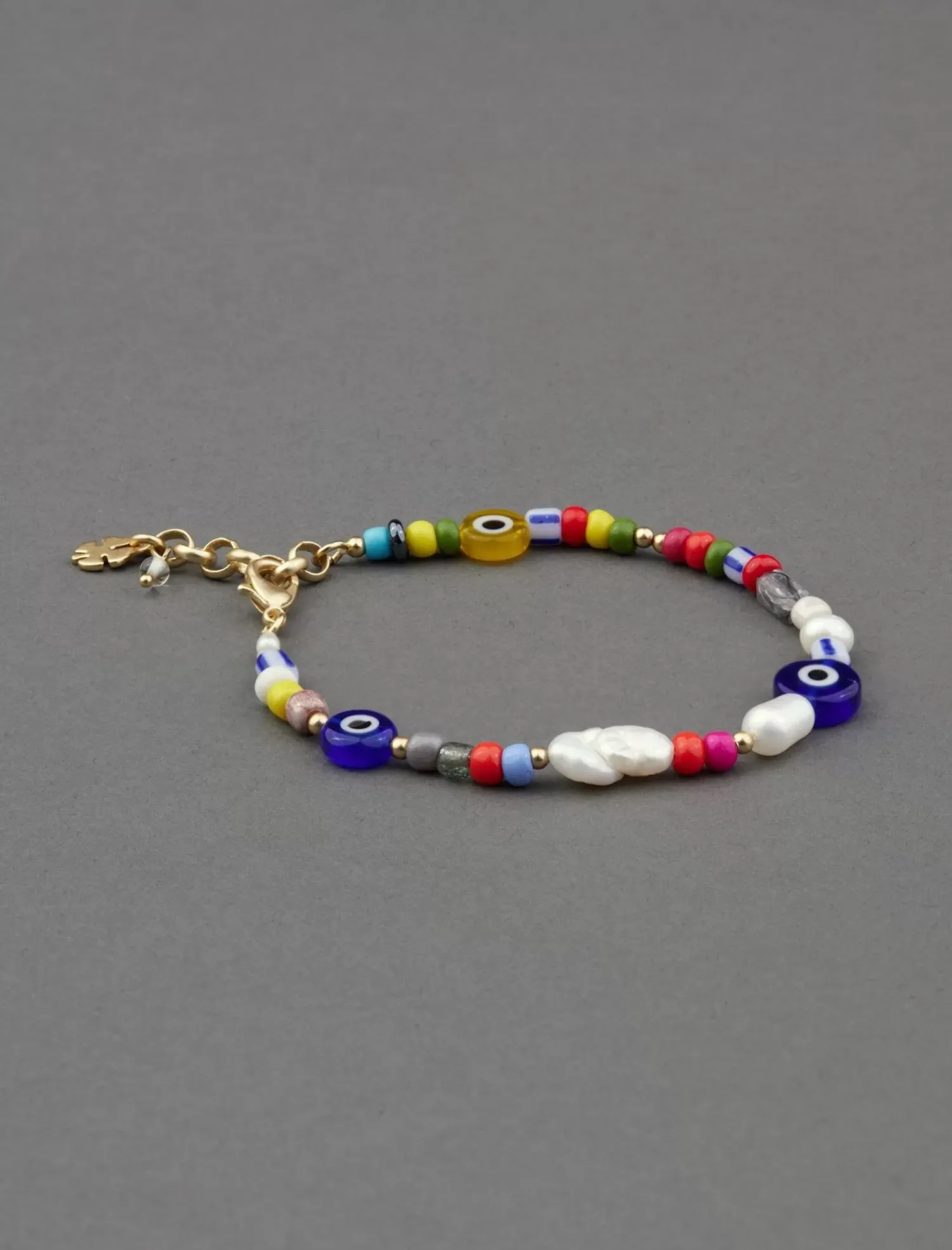 Lucky Brand summer camp beaded bracelet gold*WOMEN Jewelry
