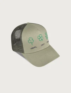 Lucky Brand super lucky trucker hat bright green*MEN Hats