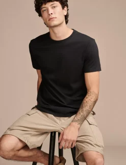 Lucky Brand supima short sleeve crew jet black*MEN Shirts & Tops