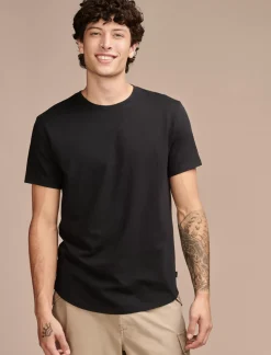 Lucky Brand supima short sleeve crew jet black*MEN Shirts & Tops