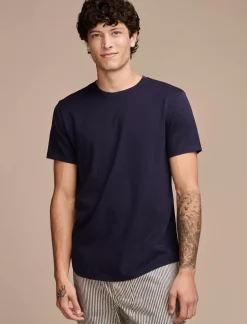 Lucky Brand supima short sleeve crew black iris*MEN Shirts & Tops
