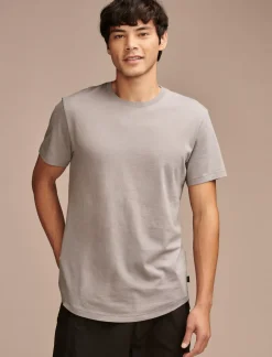 Lucky Brand supima short sleeve crew frost grey*MEN Shirts & Tops